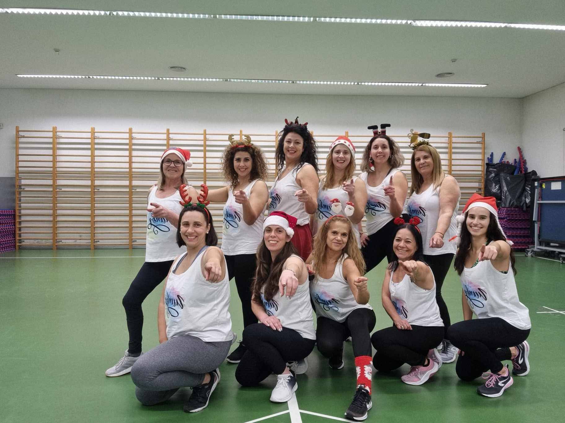 Momento de grupo da Ginástica ACV
